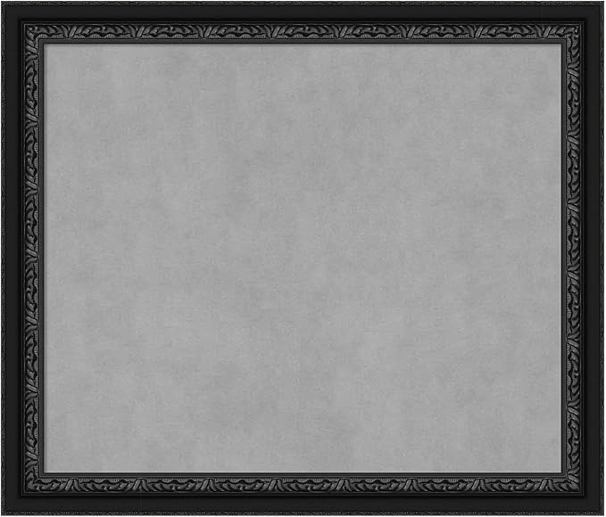 Amanti Art Black Framed Magnetic Board 24x28 Medium Vision Board by AmantiArt