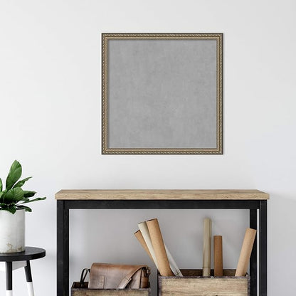 Amanti Art Silver Framed Magnetic Board 26x26 Medium Vision Board - Image 5