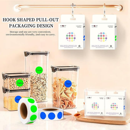PARLAIM 2 Rolls 2000PCS 3/4" Round Circle Color-Code Dot Stickers, 2 Color - Image 7