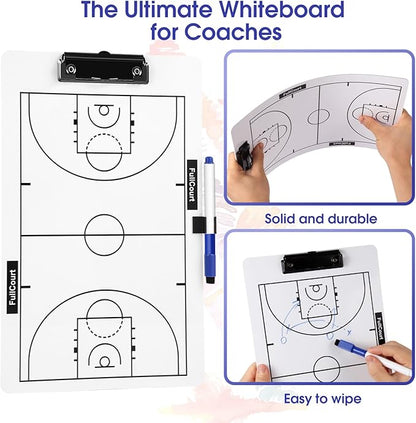 Double-Sided Basketball Coaching Clipboard & Dry Erase Whiteboard - Image 4