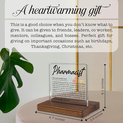 Pharmacist Gifts, Thank You Desk Sign - Image 4