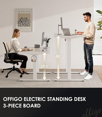 OffiGo 71 Inch Executive Electric Standing Desk, Height Adjustable Desk - Image 3