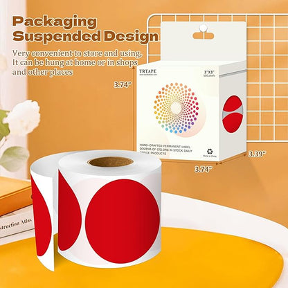 3 Inch Round Color Coding Labels - Image 3
