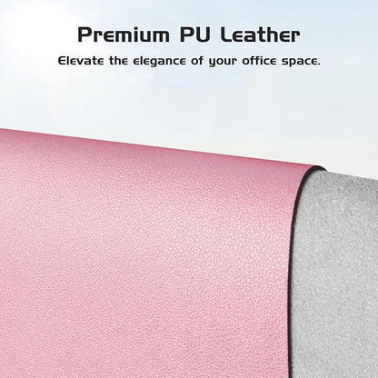 Aothia Leather Desk Pad Protector, Office Desk Mat, Large Mouse Pad, Laptop - Image 2