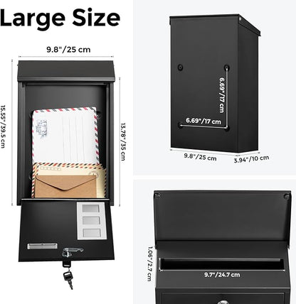 LAND·VOI Wall Mounted Mailbox - Image 7