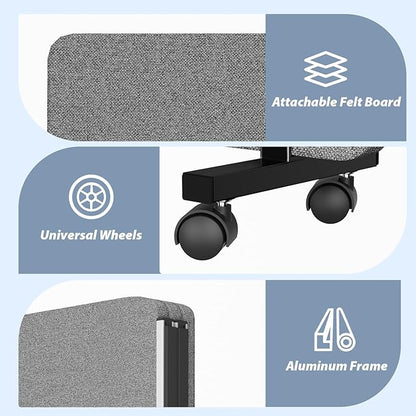 Acoustic Room Divider Privacy Panel - Image 3