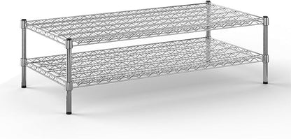 Regal Altair 24" Deep x 48" Wide x 14" Height Wire Shelving Kit | 2-Tier | NSF by Regal+Altair