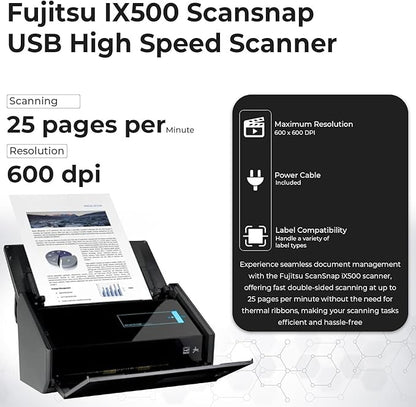 IX500 Scansnap Receipt Scanner - Image 3