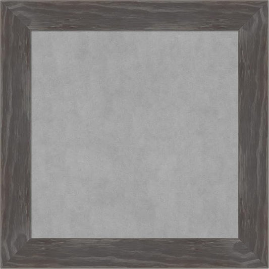 Amanti Art Grey Framed Magnetic Board 15x15 X-Small Vision Board by AmantiArt