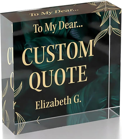 Custom Acrylic Sign Personalized, Custom Desk Name Plate, 18 Styles, - Image 7