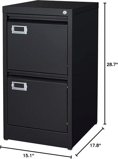 BYNSOE 2 Drawer File Cabinet - Image 3