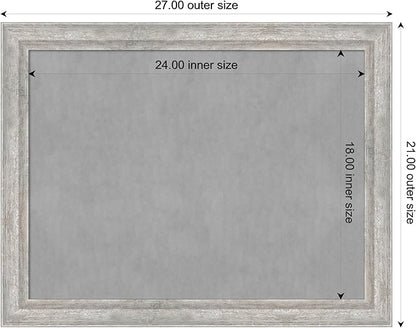Amanti Art Silver Framed Magnetic Board 21x27 Medium Vision Board - Image 4