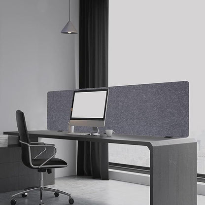 Clamp-on 60" x 24" Desk Divider Privacy Panel - Image 2