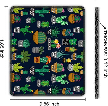 Auhoahsil Mouse Pad, 12 x 10 in Cactus Theme Computer Mouse Pad - Image 7