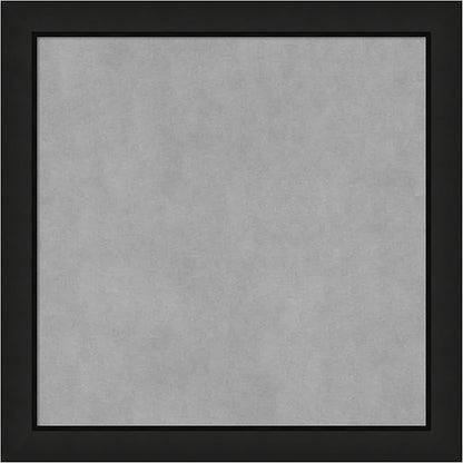 Amanti Art Black Framed Magnetic Board 23x23 Medium Vision Board by AmantiArt