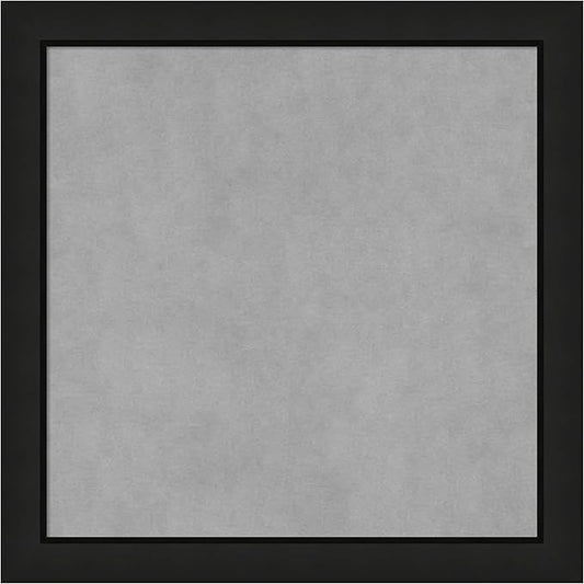 Amanti Art Black Framed Magnetic Board 23x23 Medium Vision Board by AmantiArt