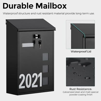 LAND·VOI Wall Mounted Mailbox - Image 6
