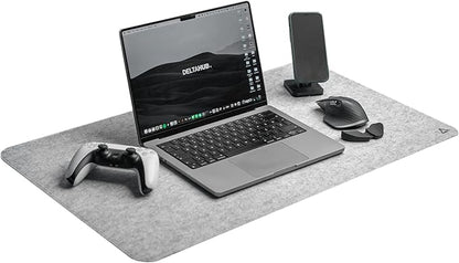 DELTAHUB - Minimalistic Felt Desk Protective Pad, Easy Glide, Long Lasting by DELTAHUB