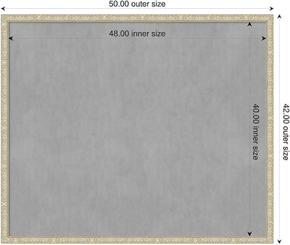 Amanti Art Silver Framed Magnetic Board 42x50 Oversize Vision Board - Image 2