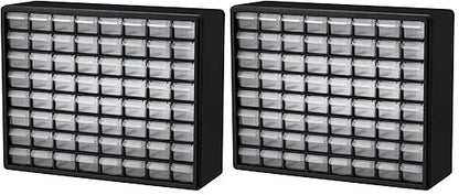 Akro-Mils 64-Drawer Plastic Storage Cabinet, 20-Inch W x 6-Inch D x 16-Inch H | by Akro-Mils