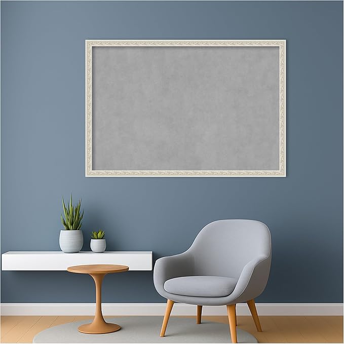 Amanti Art Silver Framed Magnetic Board 26x38 Large Vision Board - Image 6