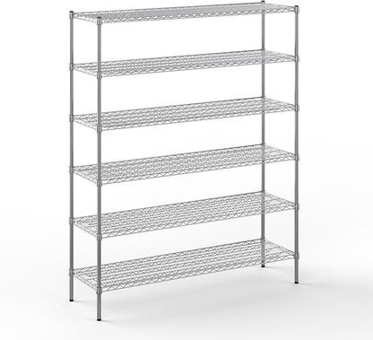 Regal Altair 18" Deep x 60" Wide x 74" Height Wire Shelving Kit | 6-Tier | NSF by Regal+Altair