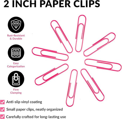 Jumbo Paper Clips, 2 Inch Large Paper Clip - Image 4