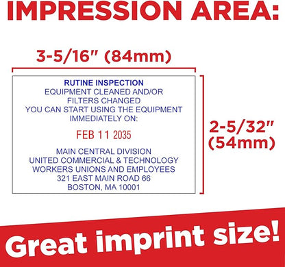 Mark 2000 54110 Professional Self Inking Date Stamp - Image 3