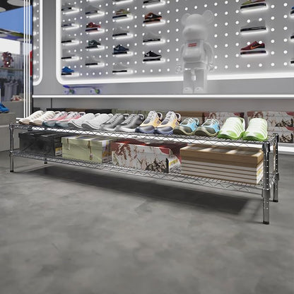 Regal Altair 14" Deep x 72" Wide x 14" Height Wire Shelving Kit | 2-Tier | NSF - Image 2