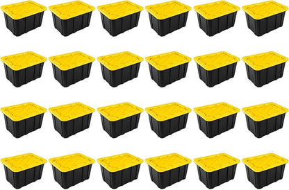 Sterilite 24-Pack Industrial Tote, Plastic Storage Container Bins - Image 2