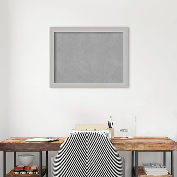 Amanti Art Silver Framed Magnetic Board 21x27 Medium Vision Board - Image 5