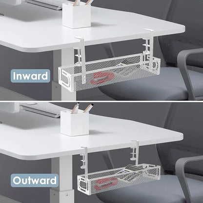 Under Desk Cable Management Tray, Cable Management Under Desk No Drill - Image 7
