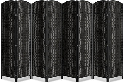 8 Panel Room Divider, 6Ft Folding Privacy Screen, Tall by cocosica