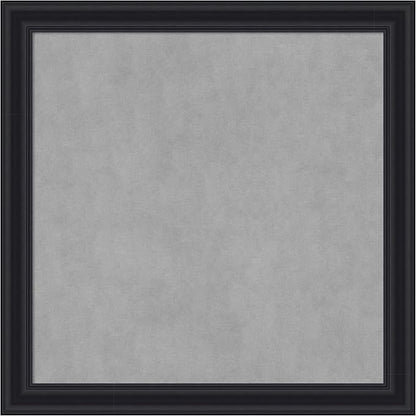 Amanti Art Black Framed Magnetic Board 28x28 Medium Vision Board by AmantiArt