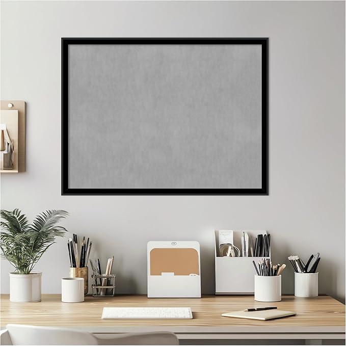 Amanti Art Black Framed Magnetic Board 19x25 Medium Vision Board - Image 7