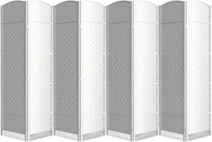 Cocosica Folding Room Divider, Weave Fiber Privacy Screen, Extra Wide Room by cocosica