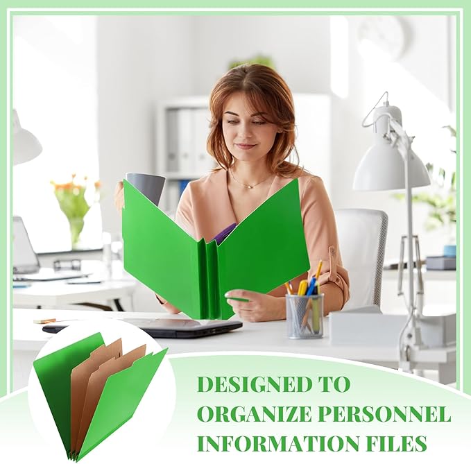 Skyygemm 36 Pcs Classification Folders Letter Size, 2 Divider Pressboard File - Image 5