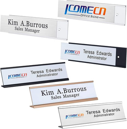 Personalized Office Name Plates Aluminum Hot Printing Custom Office Wall or - Image 5