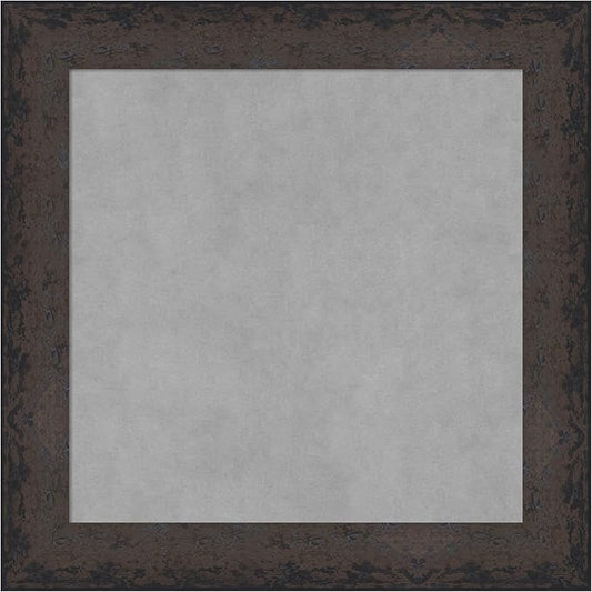 Amanti Art Black Framed Magnetic Board 25x25 Medium Vision Board by AmantiArt
