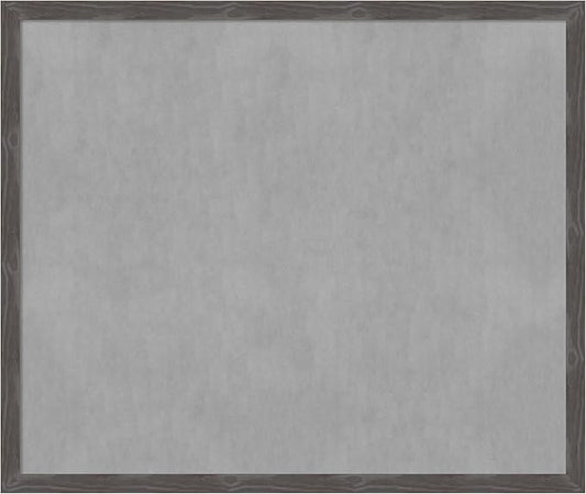 Amanti Art Grey Framed Magnetic Board 43x51 Oversize Vision Board by AmantiArt