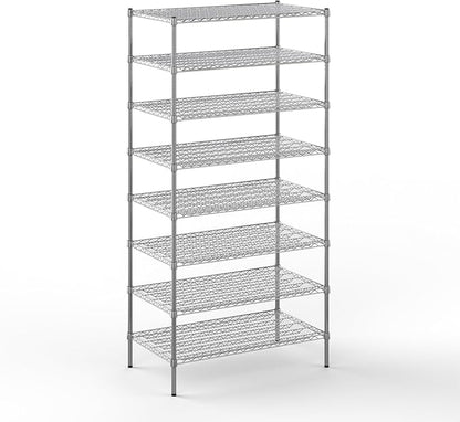 Regal Altair 24" Deep x 42" Wide x 86" Height Wire Shelving Kit | 8-Tier | NSF by Regal+Altair