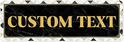 Custom Sign, Custom Street Sign, 11 Font Colors, 13 Font Styles, 4 Hole Options by MySignCenter
