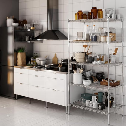 Regal Altair 24" Deep x 36" Wide x 74" Height Wire Shelving Kit | 5-Tier | NSF - Image 8