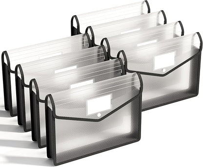ABC life 8 Pack Plastic Expanding File Folder, Folders by ABClife
