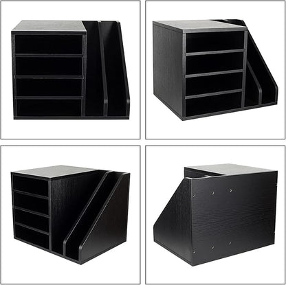 PAG Wood Desktop File Holder Organizer Mail Sorter - Image 3