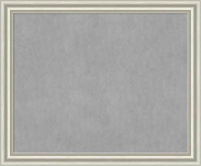 Amanti Art Silver Framed Magnetic Board 38x46 X-Large Vision Board by AmantiArt