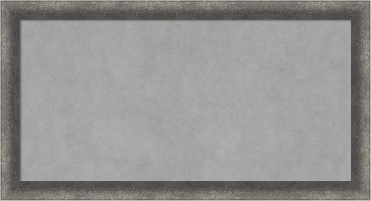 Amanti Art Grey Framed Magnetic Board 14x26 Small Vision Board by AmantiArt
