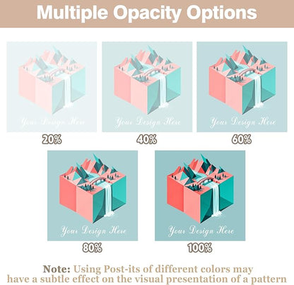 Personalized Sticky Notes Bulk 3-500 Pack – 3"x3" Custom Notepads Promotional - Image 7
