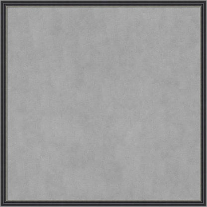 Amanti Art Black Framed Magnetic Board 25x25 Medium Vision Board by AmantiArt