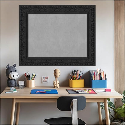 Amanti Art Black Framed Magnetic Board 25x31 Medium Vision Board - Image 6